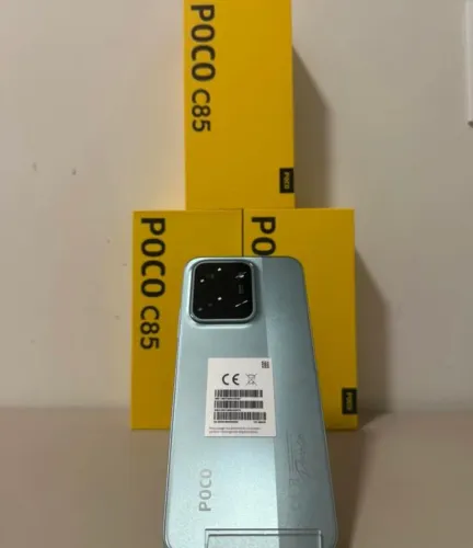POCO C85 NFC 128GB 6GB RAM R$899,00 Bateria 5.160mA tela LCD de 6,88 HD Novo