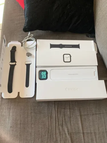Apple Watch série 4 44mm em aço vidro cristal de safira único dono