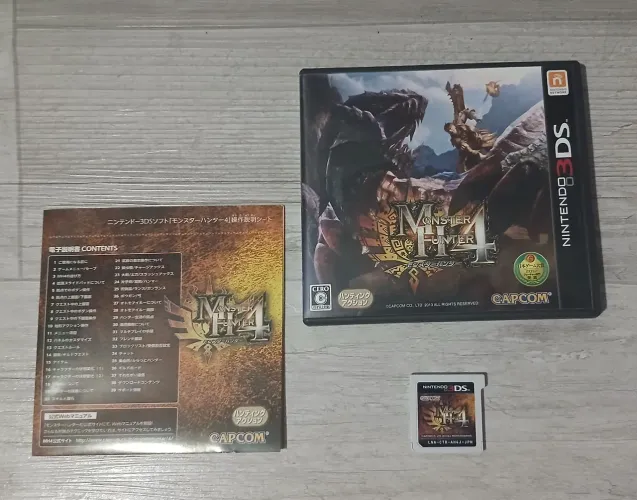 Nintendo 3DS - Monster Hunter 4 Japonês Raro