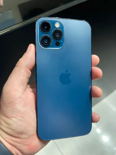 iPhone 12 Pro Max 128gb azul seminovo