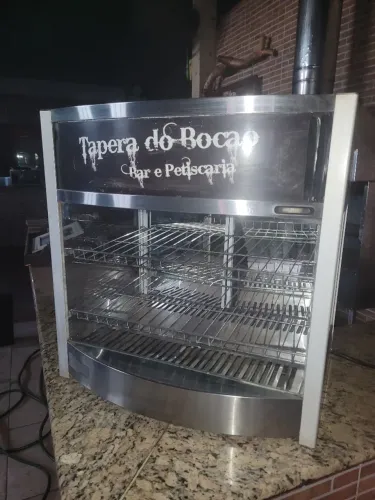 Estufa salgados ou espeto vapor