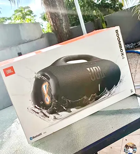 JBL BOOMBOX 4 PRETA - LACRADA | Garantia | Nota fiscal 
