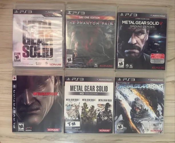 Saga Metal Gear Solid completa Ps3