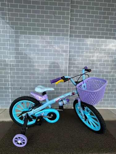 Bicicleta Infantil Frozen Aro 16 - Nova