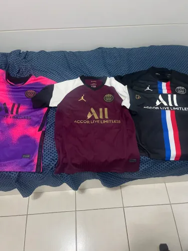Kit 3 camisas PSG Raras em perfeito estado, tamanho M