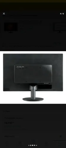 Monitor Aoc 18,5 Widescreen Led E970sw Vga E  Hdmi 1366x768
