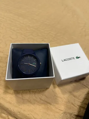 Vendo relógio original da Lacoste azul unissex