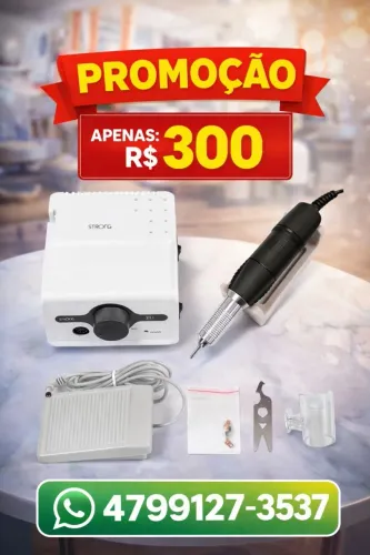 Motor de Unha Profissional NOVO, SEM USO 220v