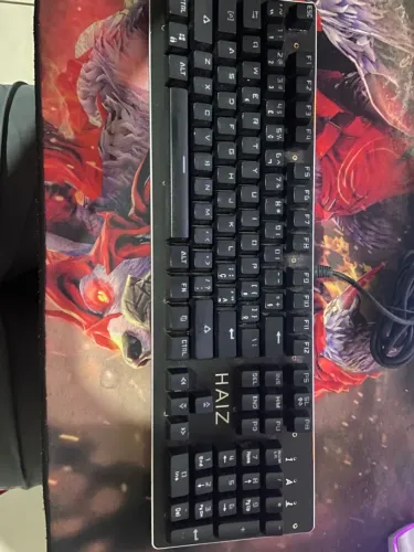 Teclado mecanico switch azul anti gosth