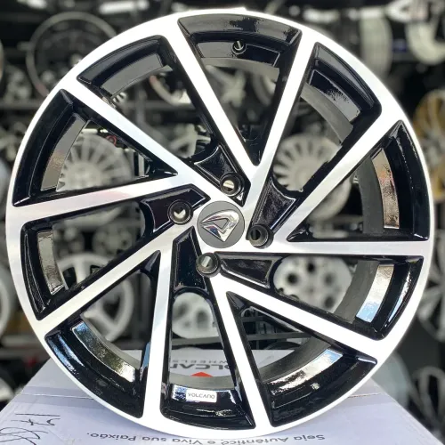 JOGO DE RODAS VOLCANO R SEVEN ARO 18x6 4x100