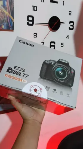 CÂMERA CANON EOS T7 NOVA