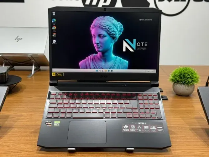 Notebook Acer Nitro 5 Ryzen 7 24GB RAM SSD NVMe 512GB RTX 15.6" FHD 144Hz - Garantia e NF
