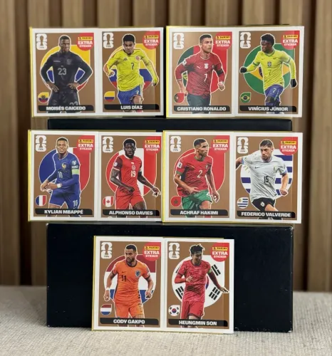 Figurinhas Legends Copa do Mundo 2026 Panini | Lilás, Bronze, Prata e Ouro | Raras  