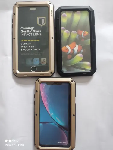 Capa parafusada iPhone x XR xS 8 plus 