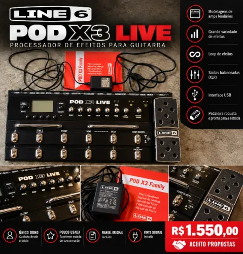 line 6 pod x3 live