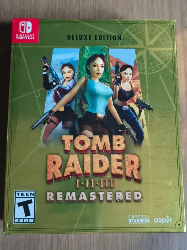 Tomb raider I-II-III remaster deluxe edition Nintendo Switch
