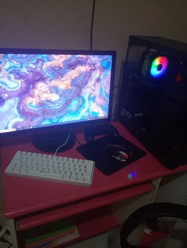 Pc gamer, troco por vídeo game com volta, configuração na foto