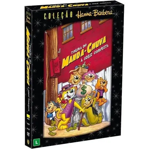 BOX DVD TURMA DO MANDA CHUVA 5 DISCOS ORIGINAL SÉRIE COMPLETA DESENHO RARIDADE COLEÇÃO
