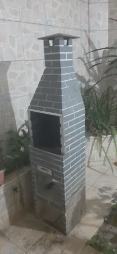 Churrasqueira de tijolos pré moldada