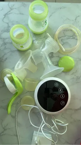 Bomba extratora de leite Mam 2 em 1