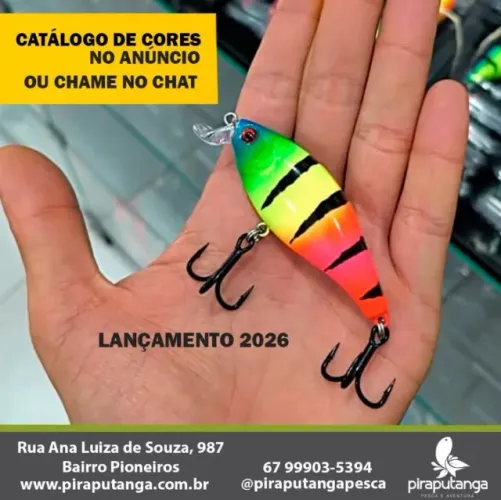 Isca Artificial Lure 21 Shadinha 8cm/14,5g Pesca Dourado Piraputanga Pacu