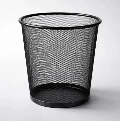 Lixeira metal aramado