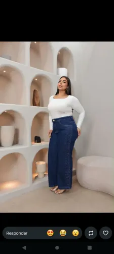Calça jeans plus size
