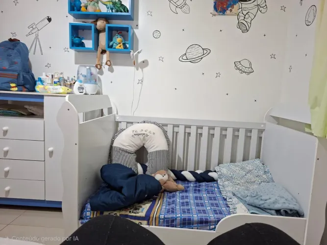 Berço Infantil & Caminha + Colchão