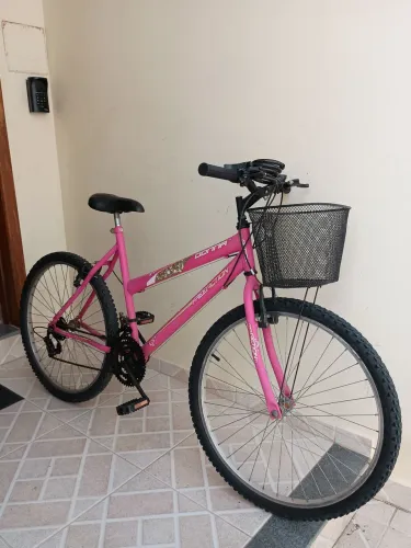 Bicicleta com cesto