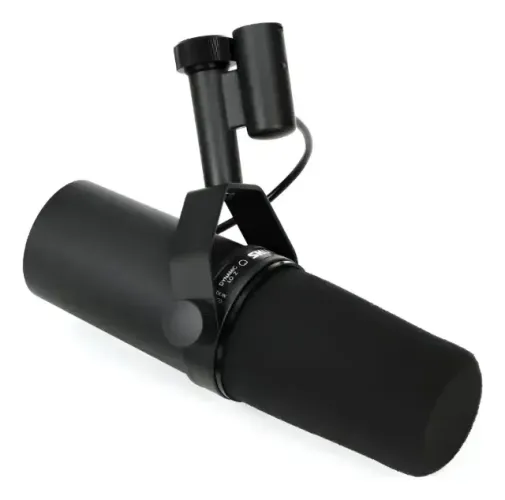 Microfone Shure SM7B - O Rei dos Podcasts e Estúdios (Original)