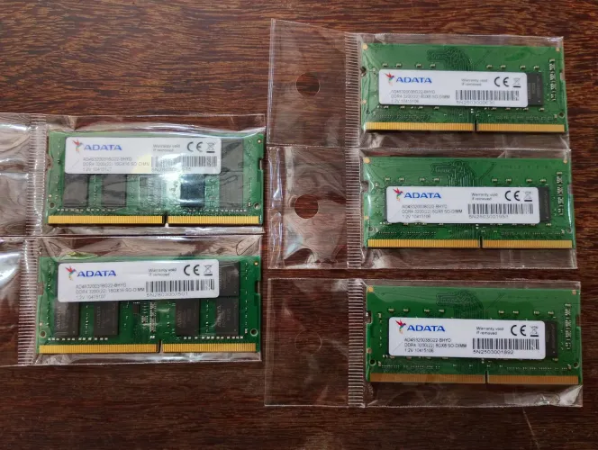 Memórias DDR4 AData - Note (5 Unidades)