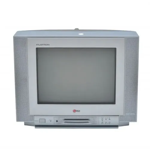 Tv de tubo tela plana LG Flatron 15 polegadas funcionando sem controle .