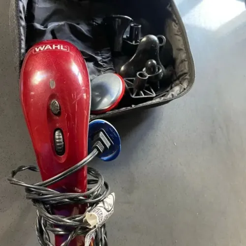 massageador wahl hot com 6 cabeçotes