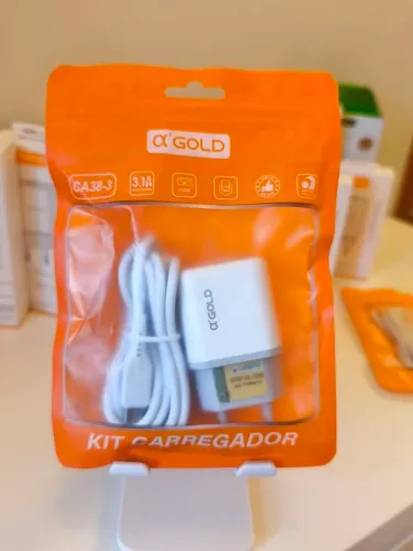 Kit carregador A'GOLD Tipo C