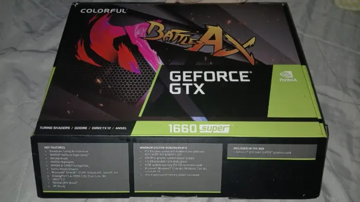 placa de vídeo GTX 1660 SUPER