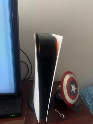Ps5 semi novo com dois controles e fone de ouvido 