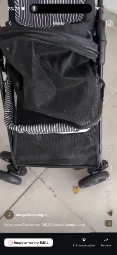 Mochila carregar pet utensílios carrinho até 10kls usado 3 vzs