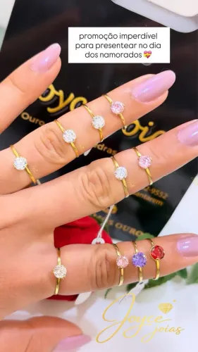 Anéis de ouro 18k 