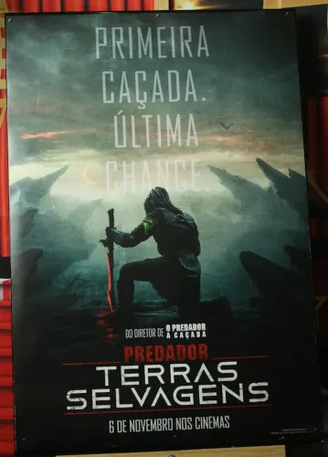 Pôster teaser do filme Predador - terras selvagens