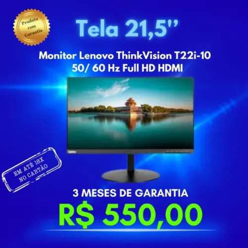 MONITOR 22"  LENOVO FULL HD / HDMI/VGA