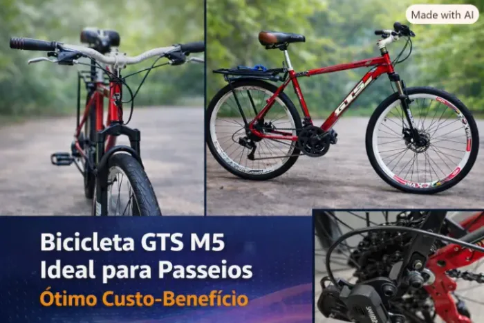 Bicicleta GTS M5 - Excelente para passeio, ótimo custo-benefício