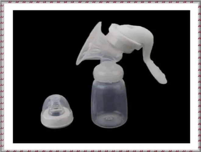 Bomba manual de retirar leite materno e mamadeira