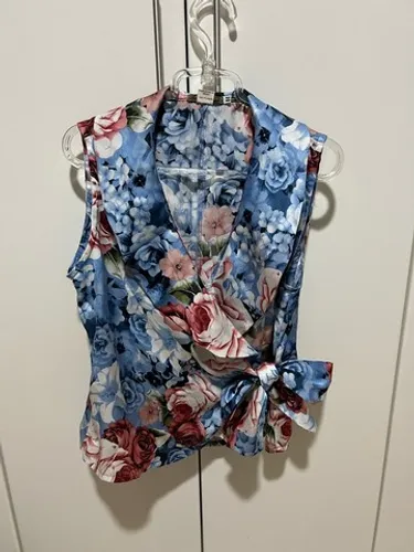 Blusa feminina transpassada