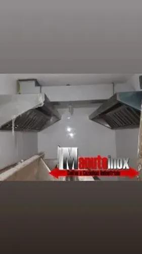 Coifas em inox sob medida industrial cozinha