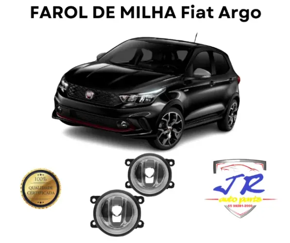 Par Farol De Milha Fiat Argo 2018