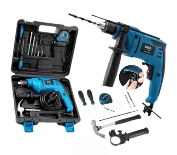 Furadeira de impacto e Parafusadeira 650W-220V C/ Maleta e acessórios