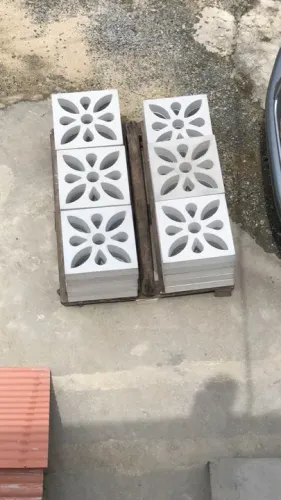 Blocos de concreto para construção - cobogó