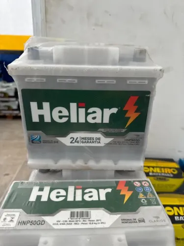 Bateria 50ah heliar 2 anos de garantia Corolla