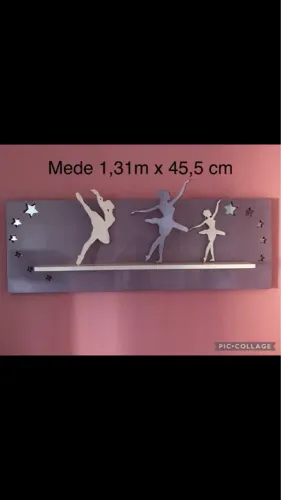 Quadro decorativo de bailarina