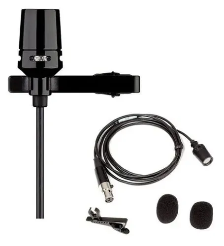 Microfone Shure CVL B/C TQG Lapela Condensador